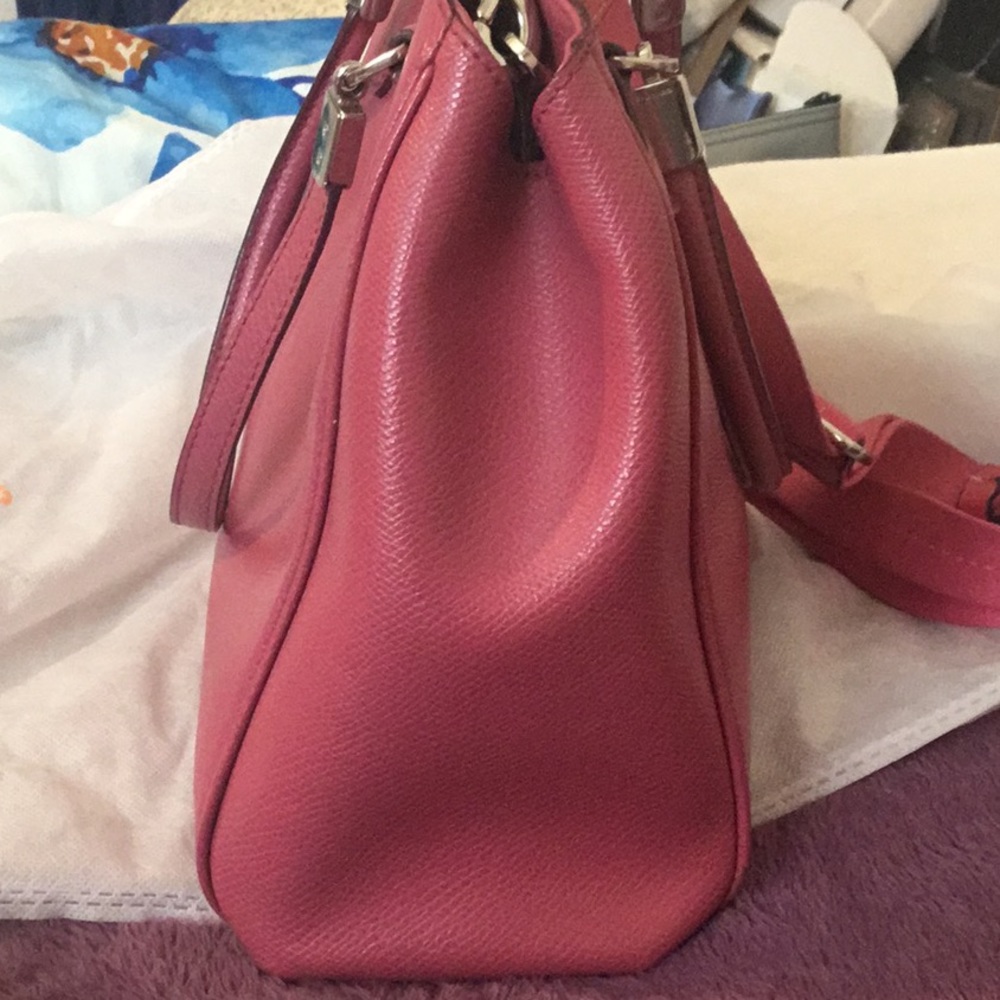 Coach Pink Satchel Bag - Picture 4 of 16